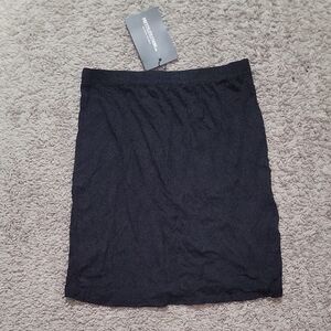 PrettyLittleThing Black Knit Pencil Skirt